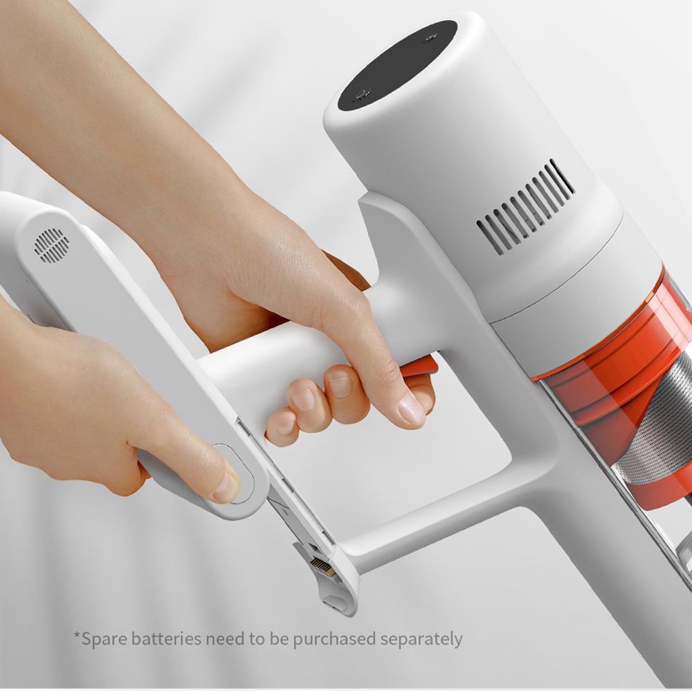 Dreame TROUVER POWER 11 Handheld Cordless Vacuum Cleaner 400W Motor 120AW 20000Pa Strong Suction 2500 mAh Battery 60 Minutes Running Time LCD Display Removable Dust Cup - White