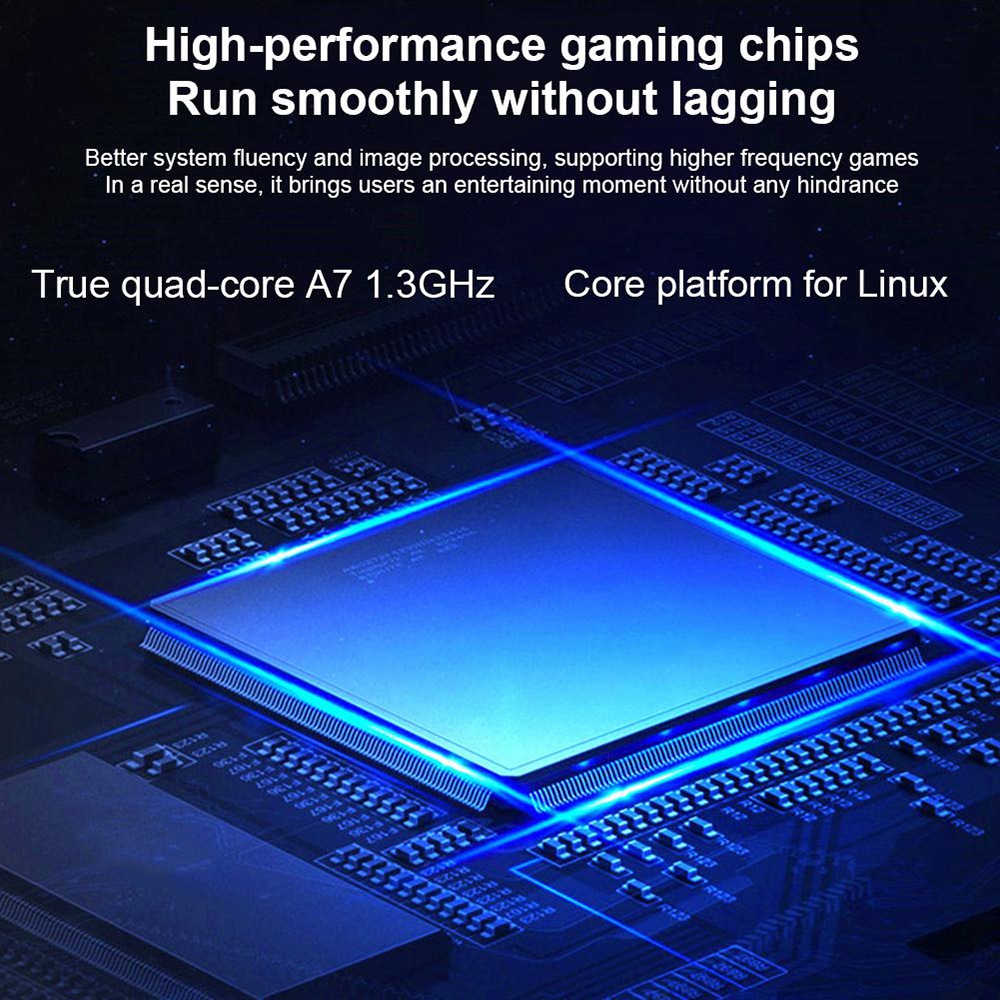 PS7000 คอนโซลเกมมือถือ 7 นิ้ว 32GB 5000+ เกม 4000mAh อินเทอร์เฟซ HDMI รองรับ GB GBA FC SFC