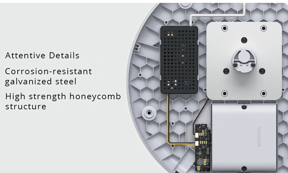 Inteligentny wentylator podłogowy Xiaomi Smartmi 3 Częstotliwość DC Naturalny wiatr Bezprzewodowy przenośny akumulator stojący Wentylator z obiegiem powietrza 220 V 2800 mAh 7 ostrzy Wyświetlacz LED o niskim poziomie hałasu z pilotem AI Voice / Bluetooth / APP - biały