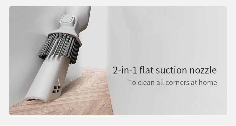 Dreame TROUVER POWER 11 Handheld Cordless Vacuum Cleaner 400W Motor 120AW 20000Pa Strong Suction 2500 mAh Battery 60 Minutes Running Time LCD Display Removable Dust Cup - White
