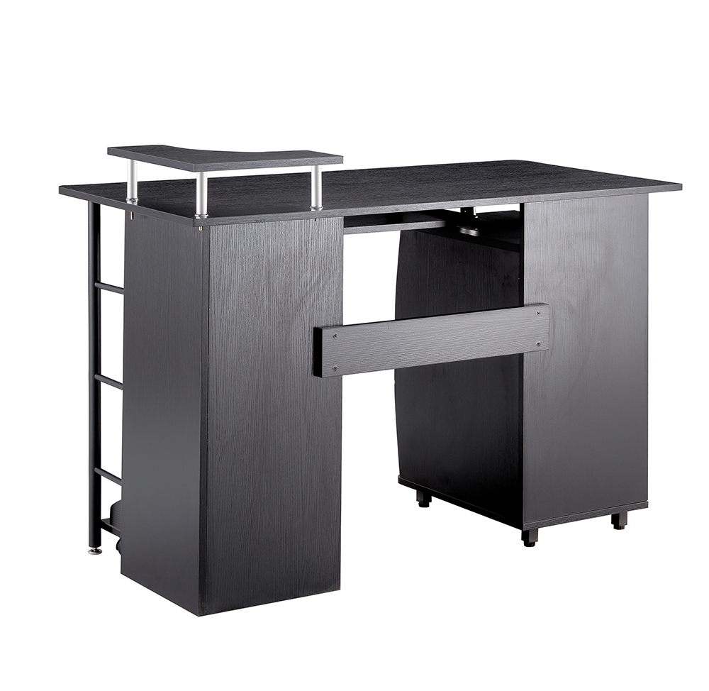 Home Office D N Solid Wood Computer Desk Black