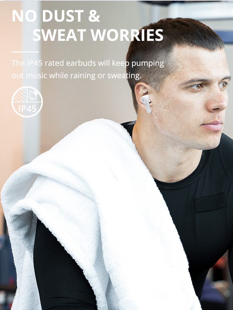 Tronsmart Apollo Air+ ANC TWS Earphones Qualcomm QCC3046 35dB Noise Cancelling AptX Adaptive Customized Graphene Driver - White 23 Tronsmart Apollo Air+ ANC TWS Earphones Qualcomm QCC3046 35dB Noise Cancelling aptX Adaptive Customized Graphene Driver - White