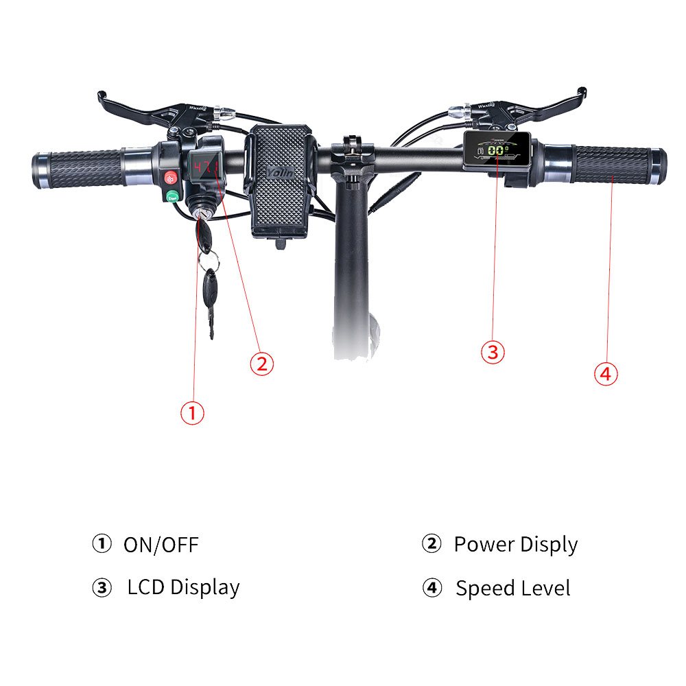 BOGIST M5 Pro Folding Electric Scooter 12 Inch Pneumatic Tire 500W Motor 48V 11Ah Battery Smart BMS Disc Brake Max Speed 40KM/h 30-35KM Long Range with Seat - Black