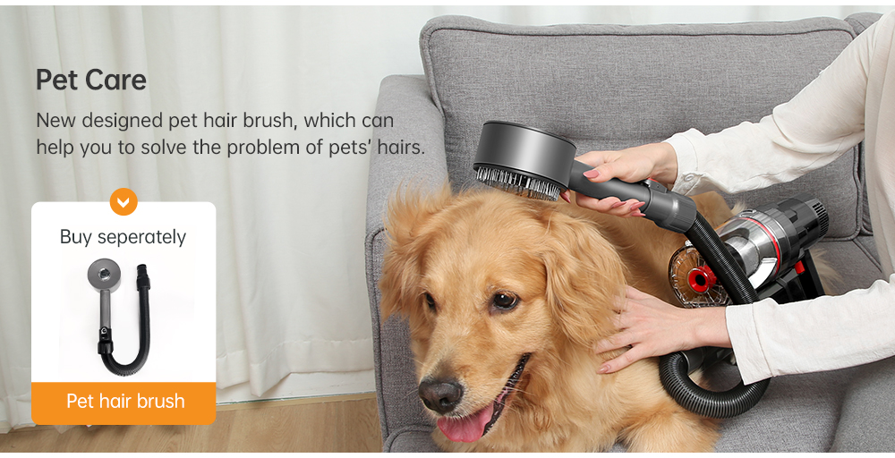 Proscenic P11 Handheld Cordless Vacuum Cleaner 25000pa 450W 2 in 1 Vacuuming Mopping ,Touch Screen, Removable & Rechargeable 2500mAh Battery, Lightweight Vacuum for Hard Floor, Carpet, Pet Hair- Gray