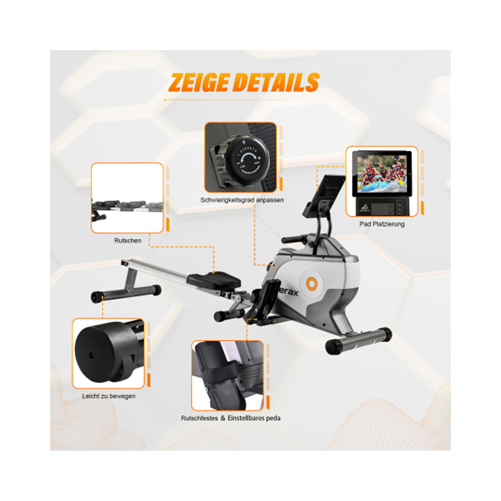 Best Sale ๐งจ Merax Folding Rowing Machine with Magnetic Tension system LED monitor for fitness Compact folding design - Black โ๏ธ 16 Merax Folding Rowing Machine with Magnetic Tension system LED monitor for fitness Compact folding design - Black