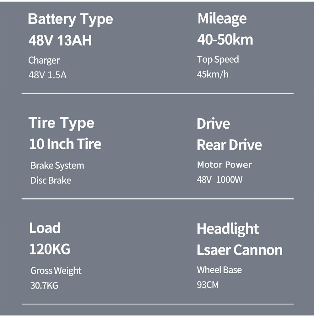 Download BEZIOR S1 Off-Road Electric Scooter 13Ah Battery Black