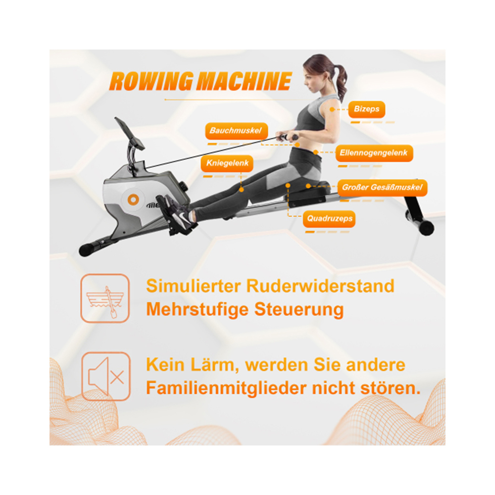 Best Sale ๐งจ Merax Folding Rowing Machine with Magnetic Tension system LED monitor for fitness Compact folding design - Black โ๏ธ 18 Merax Folding Rowing Machine with Magnetic Tension system LED monitor for fitness Compact folding design - Black