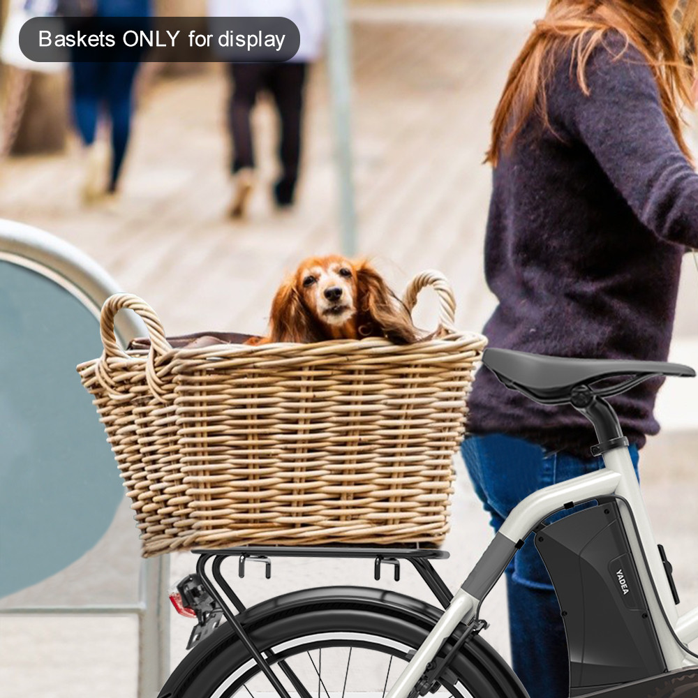 YADEA YT300 20 inch Touring Electric City Bike 350W OKAWA Mid Drive Motor SHIMANO 7-Speed Rear Derailleur 36V 7.8Ah Removable Battery 25km/h Max speed up to 60km Max Range LED Headlight - White