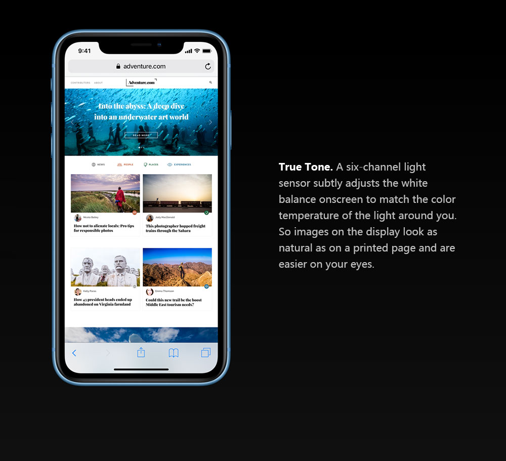 Apple iPhone XR 64GB Blue 6.1" LCD Display, Face ID - Used (Item Condition - 99% New)