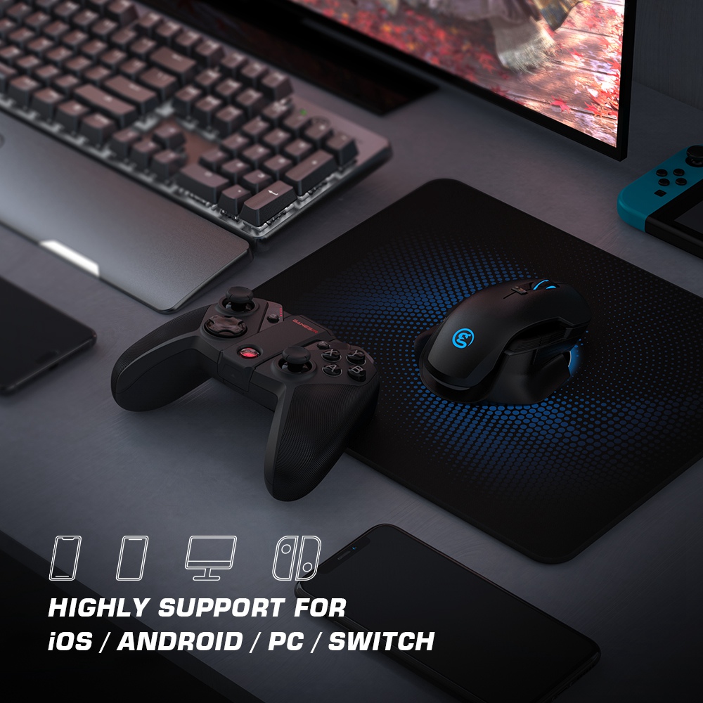 GameSir G4 Pro Bezprzewodowy gamepad Bluetooth 2.4G do przełącznika Nintendo Apple Arcade MFi Xbox Cloud Gaming