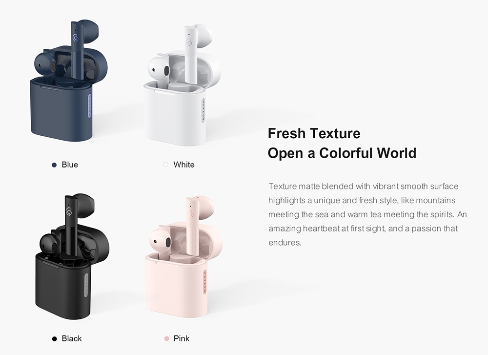 Haylou MoriPods Qualcomm QCC3040 TWS Earbuds Bluetooth5.2 aptX Adaptive AAC SBC CVC8.0 4 Microphones - White