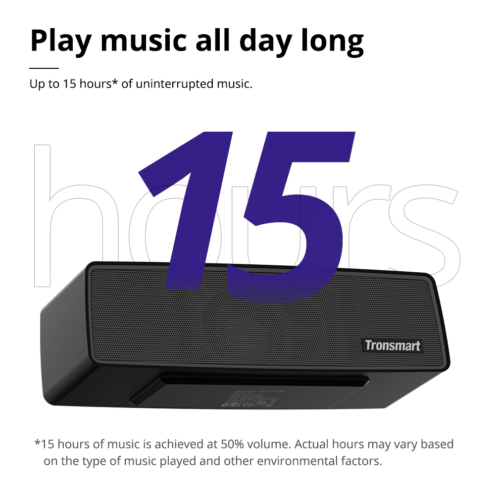 Tronsmart Studio 30W Smart Bluetooth Speaker, SoundPulse Technology,  APP Control,  Dynamic 2.1 Sound, Tune Conn Link Up To 100 Speakers, 15 Hours Playtime, Type C, Voice Assistant, IPX4
