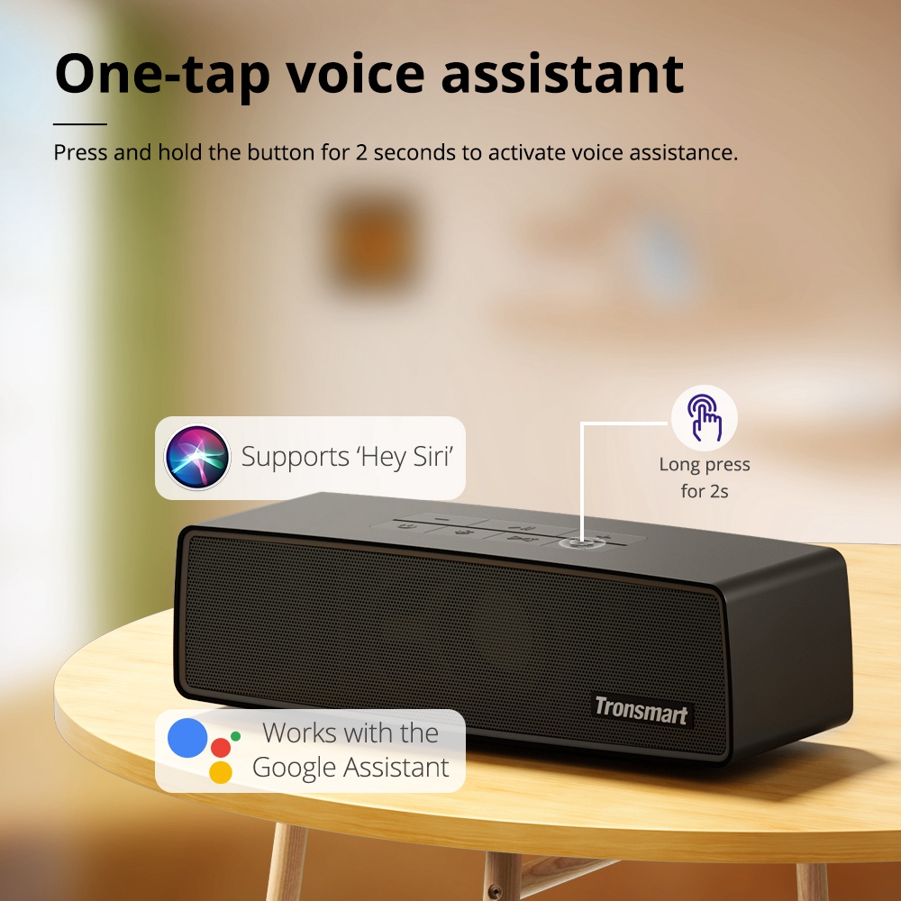 Tronsmart Studio 30W Smart Bluetooth Speaker, SoundPulse Technology,  APP Control,  Dynamic 2.1 Sound, Tune Conn Link Up To 100 Speakers, 15 Hours Playtime, Type C, Voice Assistant, IPX4