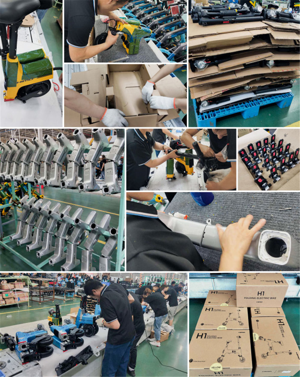 Xiaomi HIMO H1 Portable Folding Two-Wheel Electric Bicycle 20KM Endurance A3 Paper Size Safe And Comfort - Gray