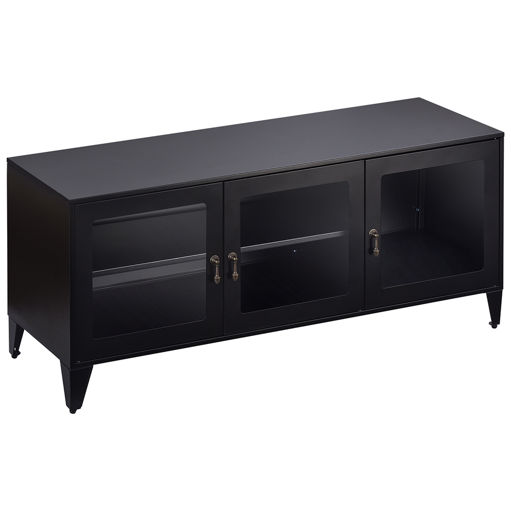 47" Metal TV Stand Suitable for Placing TVs Up to 55" Black
