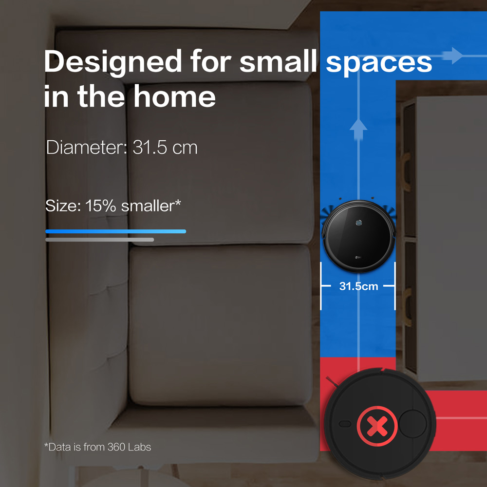 360 C50 Smart Robot Vacuum Cleaner Sweeping and Wet Mopping 2600Pa App Remote Control Vacuum Cleaner Home Wireless