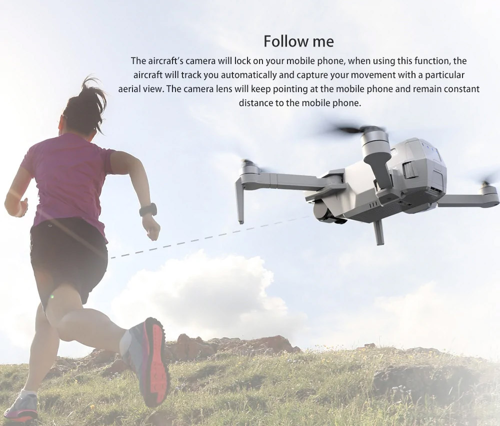 MJX Bugs B19 4K GPS 5G WiFi FPV 22mins Flight Time Foldable Brushless RC Drone - One Battery