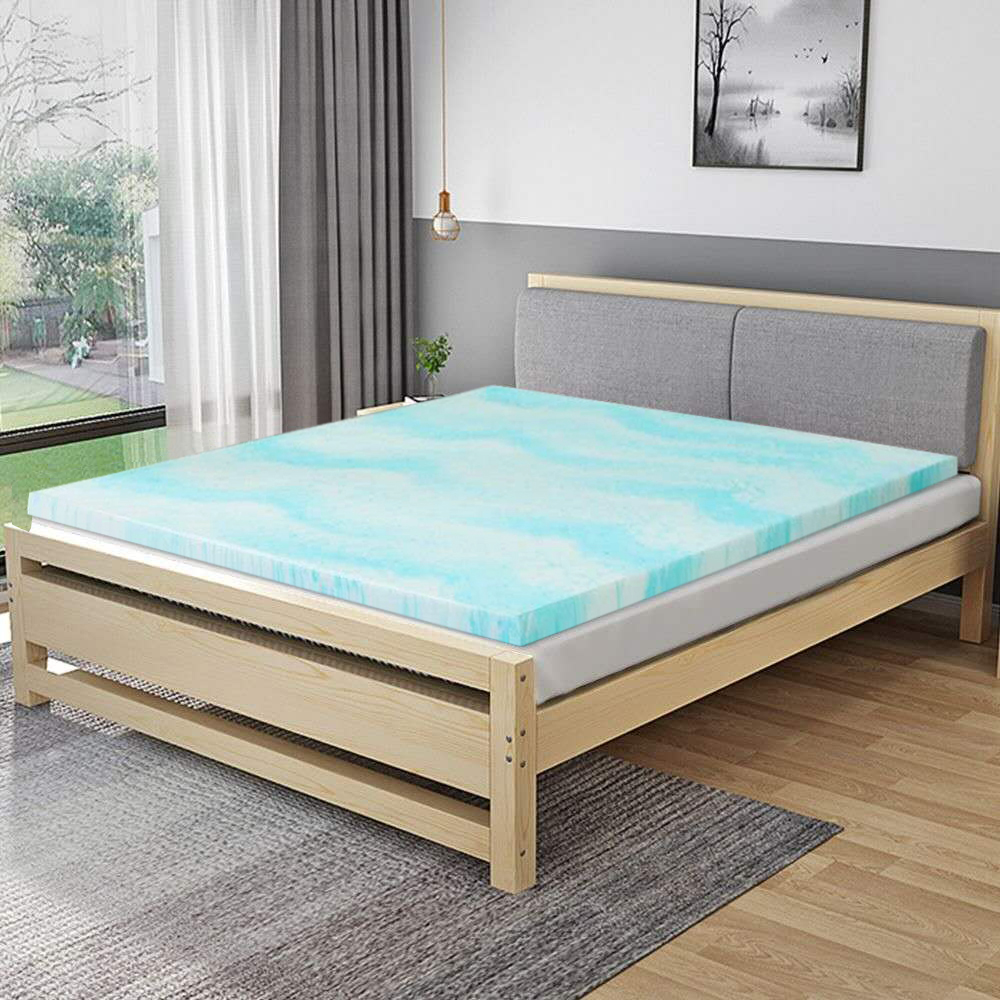 2Inch Thick Gel Memory Foam Mattress Topper Queen Size