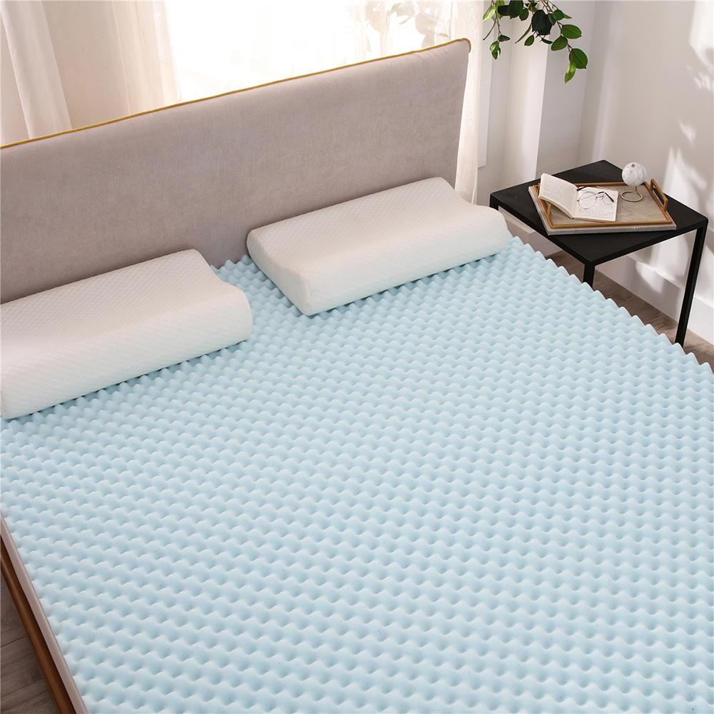 3-Inch Thick Gel Memory Foam Mattress Topper, Moisture-proof and Breathable, Relieve Pressure Points (Only Mattress) - Full Size