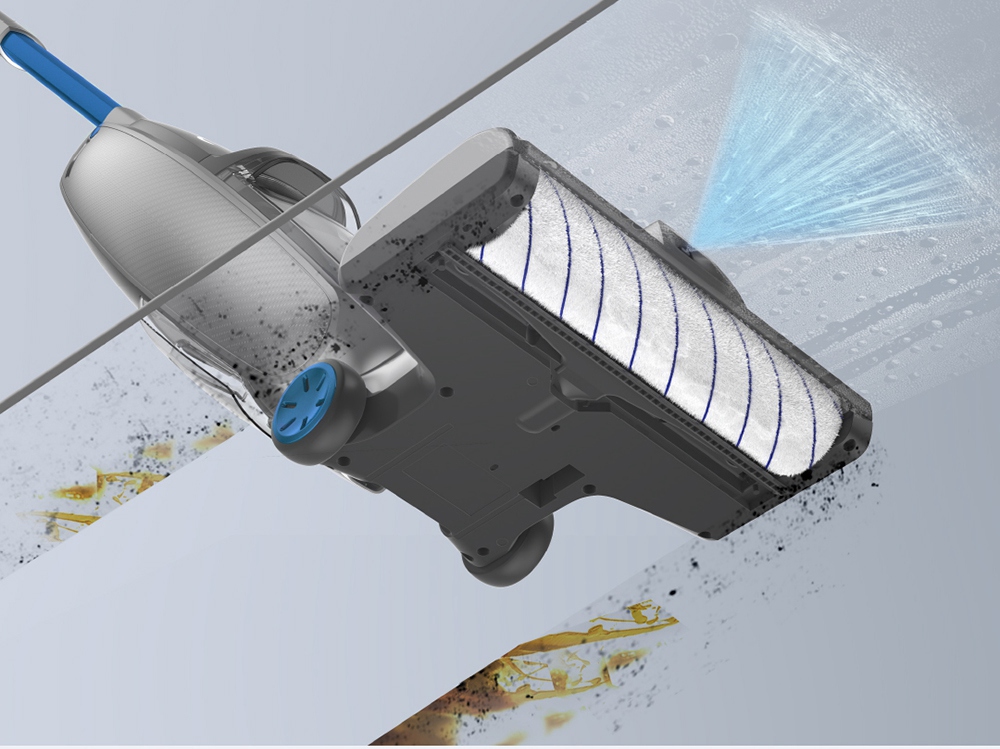 JIMMY HW8 Aspirapolvere intelligente senza fili senza fili Wet Dry 7Kpa 2500mAh Display LED 25 minuti di autonomia - blu