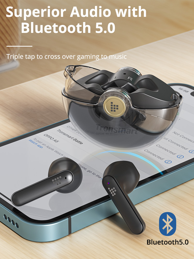 Tronsmart Battle Gaming Earbuds Ultra Low Latency