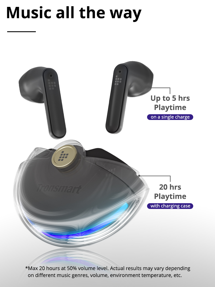 Tronsmart Battle Gaming Earbuds Ultra Low Latency