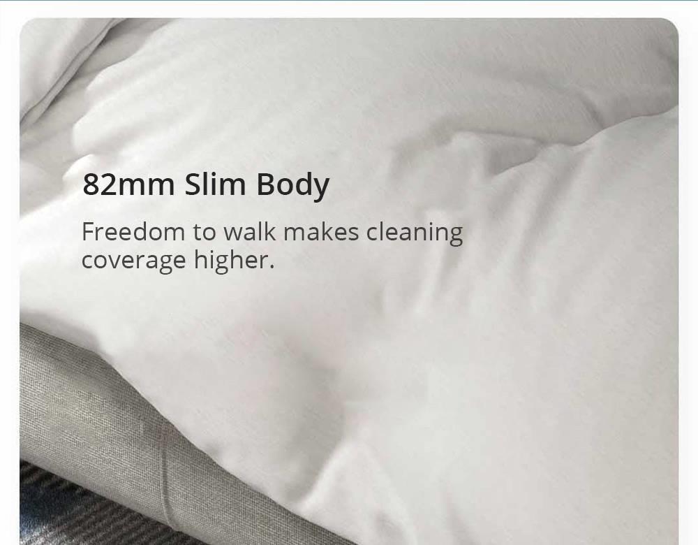 Xiaomi Mi Robot Vacuum Cleaner G1 Sweeping Vacuuming Mopping Integrated 2200pa Super Suction 2500 mAH Battery 200ml Electric Water Tank Ultra 82mm Thin Body APP Remote Control - White