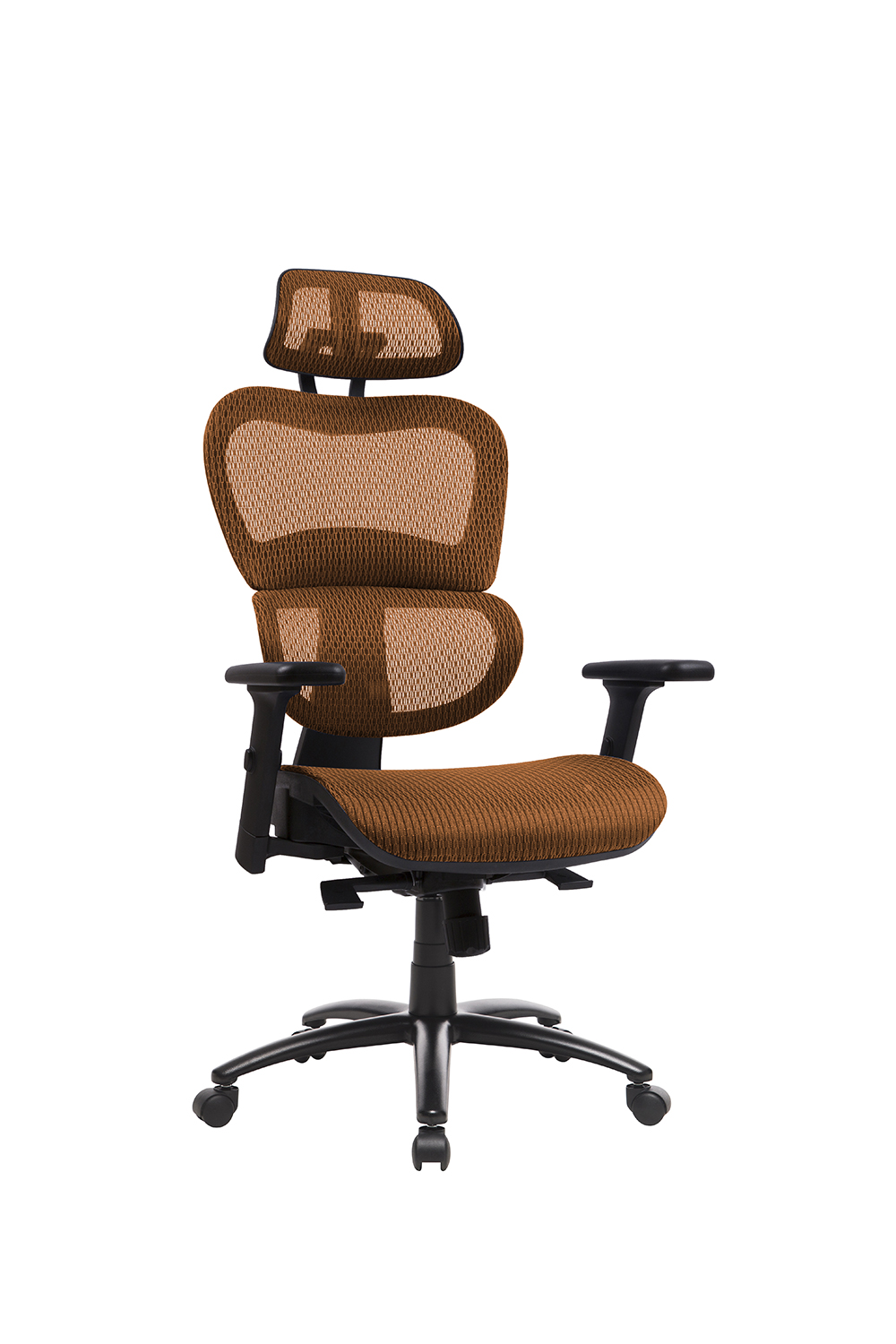 Home Office Rotatable Gaming Chair Height Adjustable With Ergonomic High Backrest, Elastic Mesh, And Lumbar Support - Orange 13 Home Office Rotatable Gaming Chair Height Adjustable with Ergonomic High Backrest, Elastic Mesh, and Lumbar Support - Orange