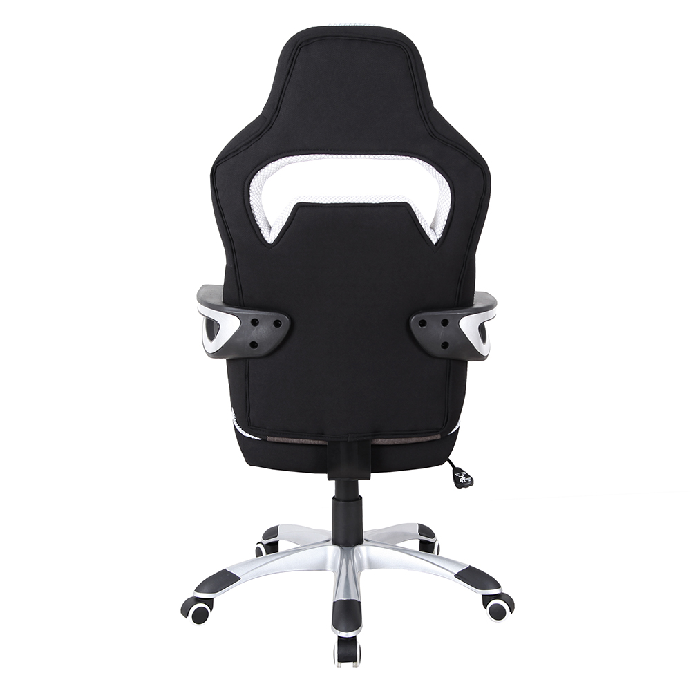 Techni Home Office Fabric Adjustable Rotatable Chair With Ergonomic High Backrest And Lumbar Support - Black 8 Techni Home Office Fabric Adjustable Rotatable Chair with Ergonomic High Backrest and Lumbar Support - Black