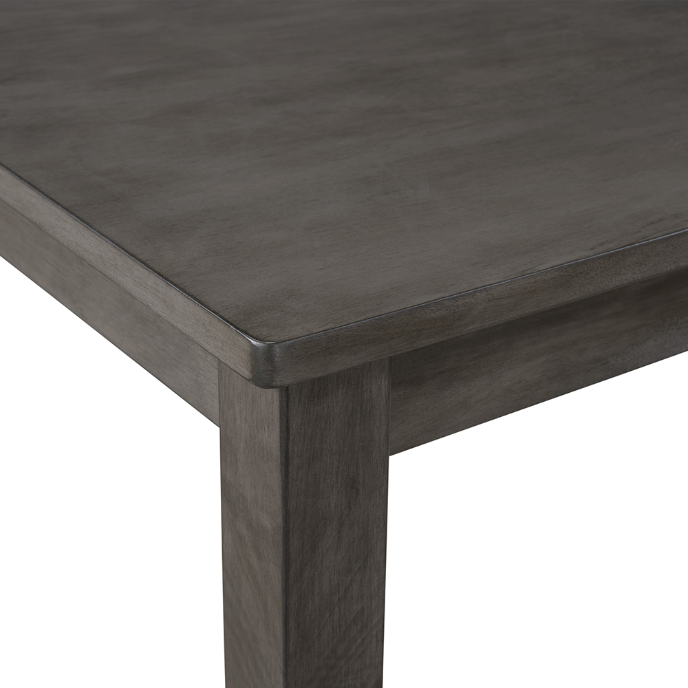 TREXM Wood Farmhouse Counter Height Dining Table, for Restaurant, Cafe, Tavern, Living Room - Gray