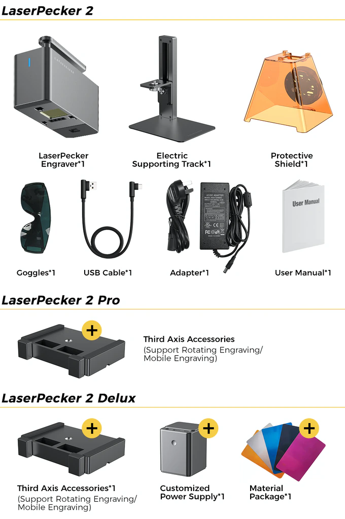 Graveur et découpeur laser portable LaserPecker 2