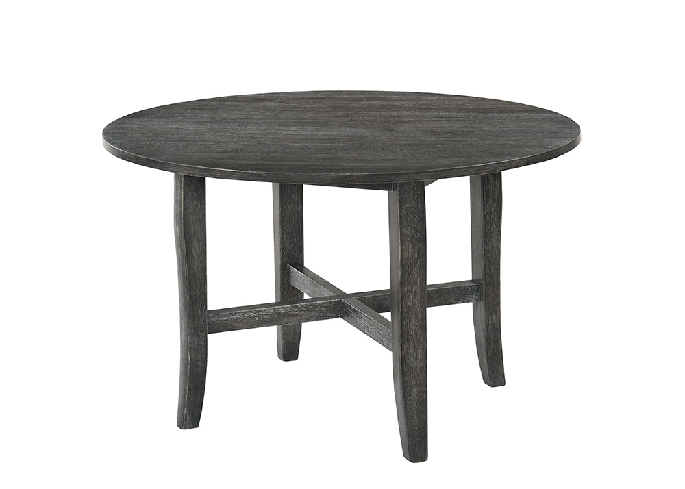 ACME Kendric 47" Dining Table with Wooden Tabletop and Wooden Tapered Legs, for Restaurant, Cafe, Tavern, Living Room - Gray