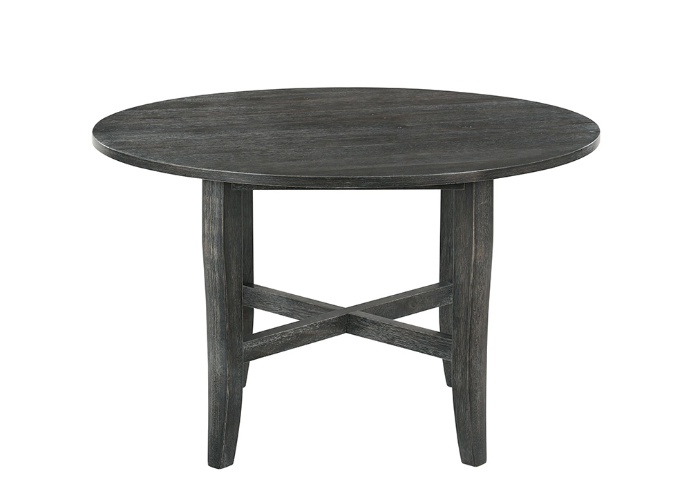ACME Kendric 47" Dining Table with Wooden Tabletop and Wooden Tapered Legs, for Restaurant, Cafe, Tavern, Living Room - Gray