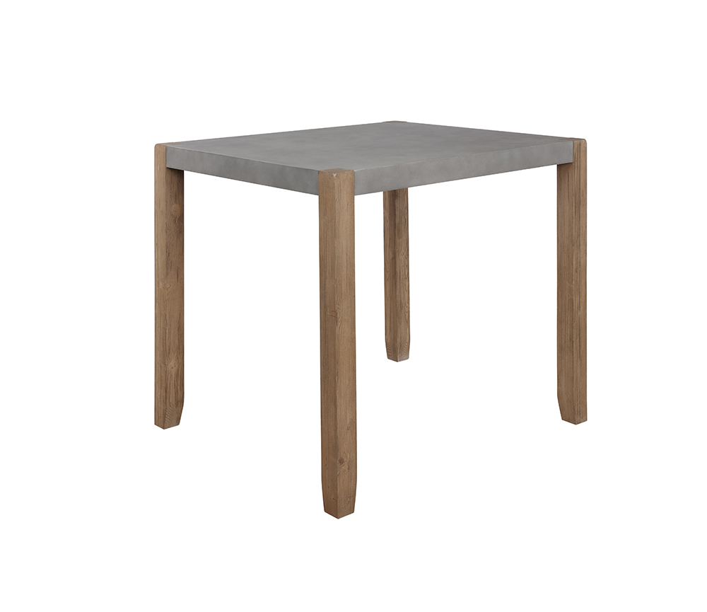 Wooden Dining Table for Restaurant, Cafe, Tavern, Living Room - Gray