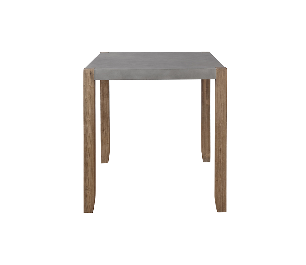 Wooden Dining Table for Restaurant, Cafe, Tavern, Living Room - Gray