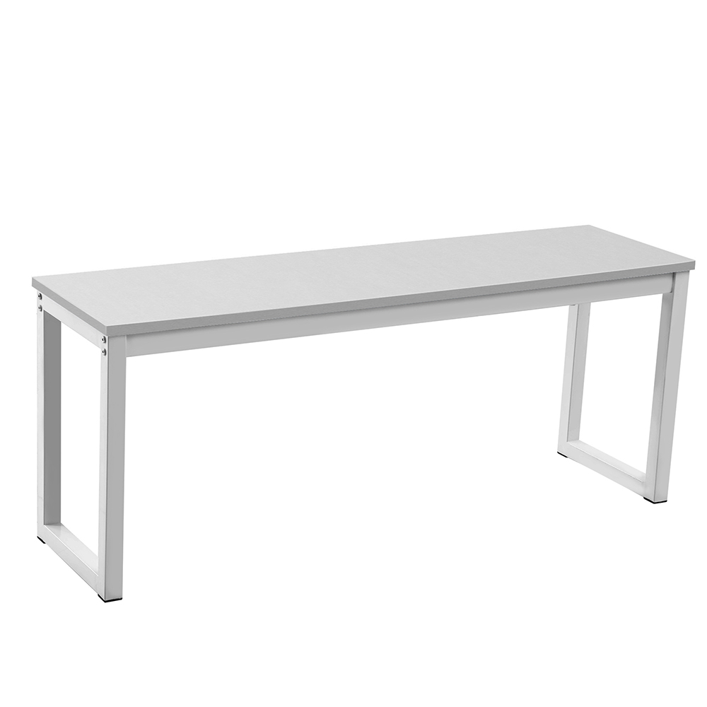 TOPMAX 3 Piece Dining Set, Including 1 Table, and 2 Benches, for Small Apartment, Studio, Kitchen - White