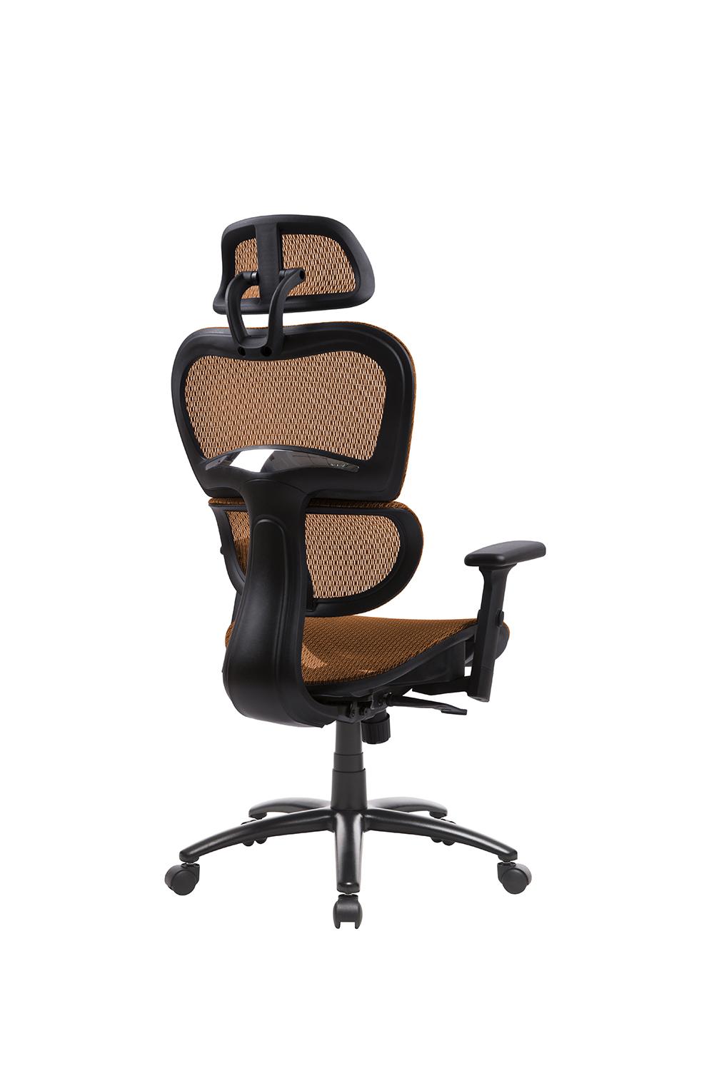 Home Office Rotatable Gaming Chair Height Adjustable With Ergonomic High Backrest, Elastic Mesh, And Lumbar Support - Orange 15 Home Office Rotatable Gaming Chair Height Adjustable with Ergonomic High Backrest, Elastic Mesh, and Lumbar Support - Orange