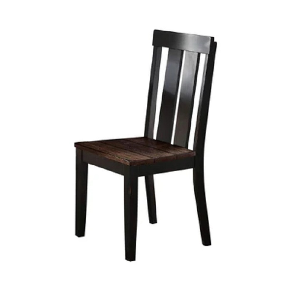 Dining Chair Set of 2, with Backrest, and Wood Legs, for Restaurant, Cafe, Tavern, Office, Living Room - Brown