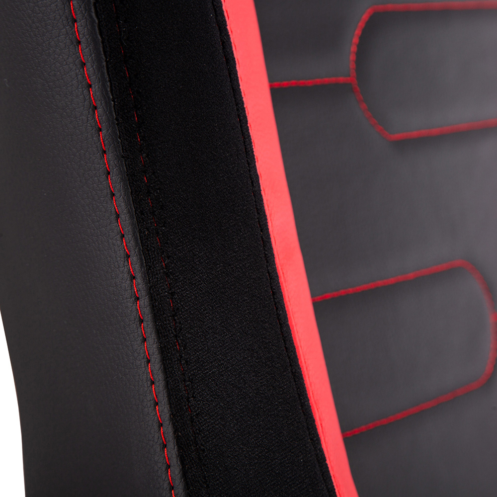 Techni Home Office Adjustable Rotatable Gaming Chair With Ergonomic High Backrest And Lumbar Support - Red 10 Techni Home Office Adjustable Rotatable Gaming Chair with Ergonomic High Backrest and Lumbar Support - Red