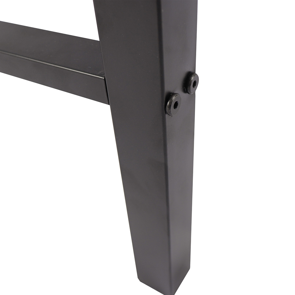 Full-Size Platform Bed Frame with Headboard and Metal Slats Support, No Box Spring Needed (Only Frame) - Black