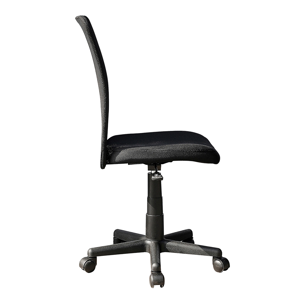 Techni Home Office Adjustable Rotatable Chair With Ergonomic Mesh Backrest And Casters - Black 7 Techni Home Office Adjustable Rotatable Chair with Ergonomic Mesh Backrest and Casters - Black