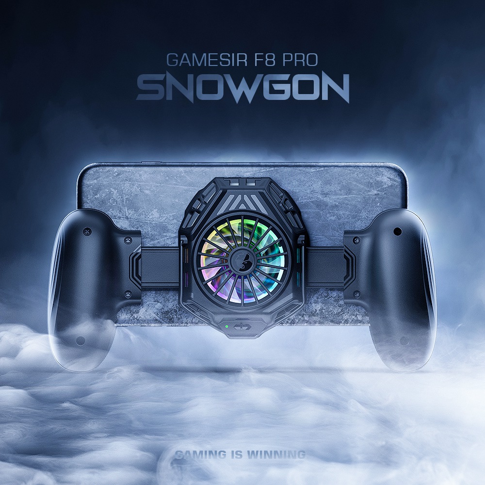 GameSir F8 Pro Snowgon Mobile Cooling Grip for Android / iPhone