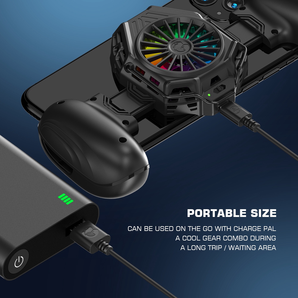GameSir F8 Pro Snowgon mobiele koelgreep voor Android / iPhone
