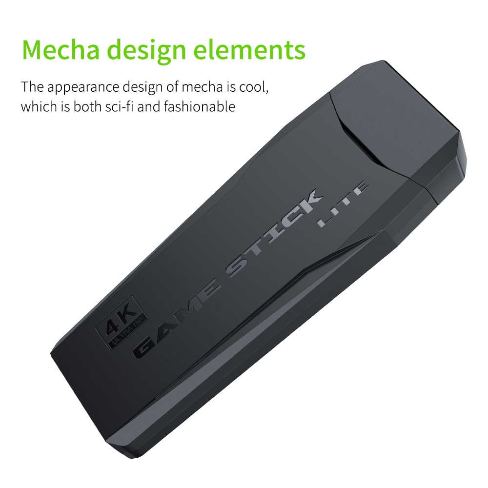 M8 64 GB Gaming Stick med dubbla trådlösa gamepadS 3000+ spel förinstallerade
