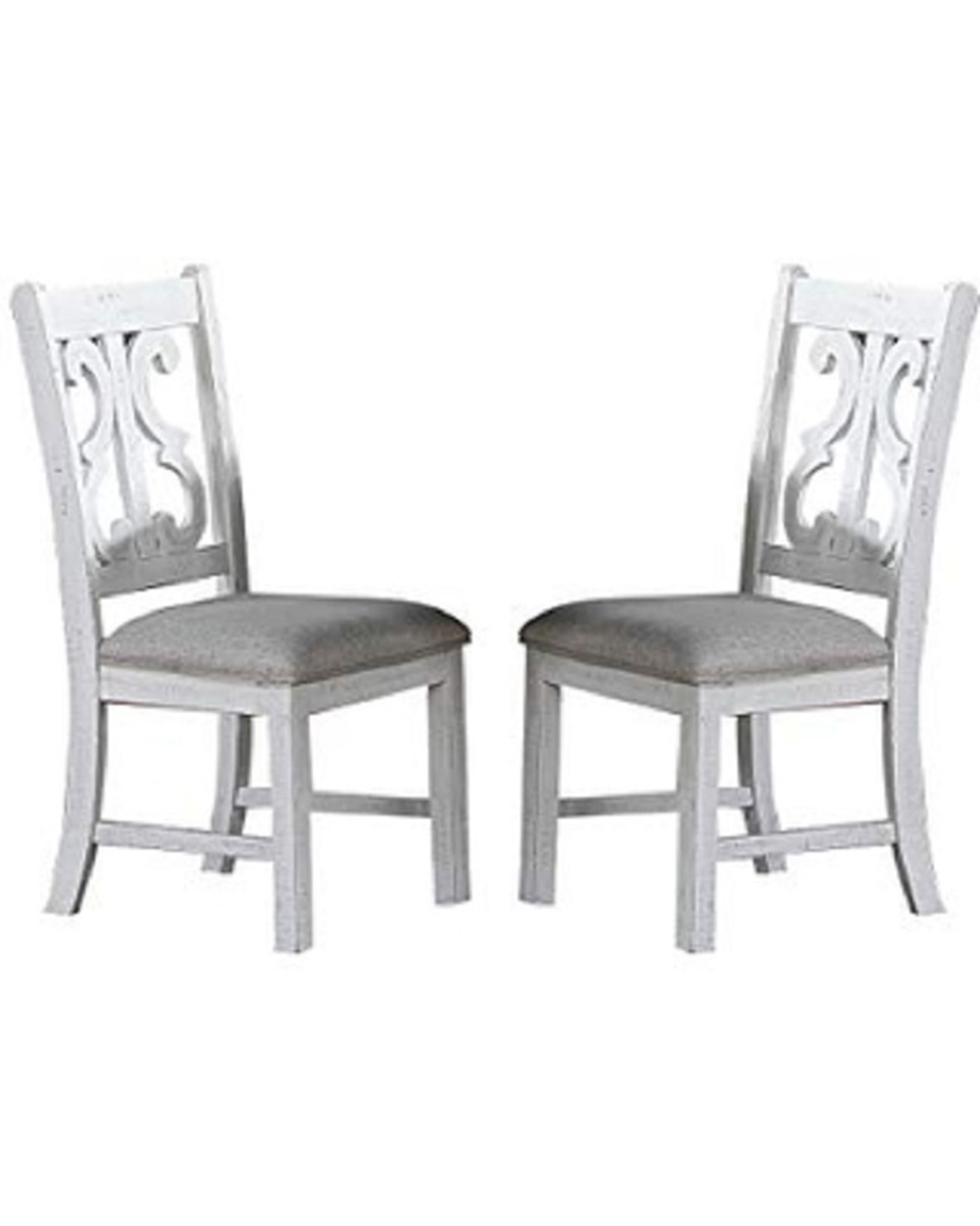 Upholstered Dining Chair Set of 2, with Backrest, and Wooden Legs, for Restaurant, Cafe, Tavern, Office, Living Room - White