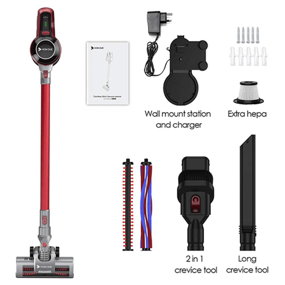 MUZILI H20180 Handheld Cordless Vacuum Cleaner Red