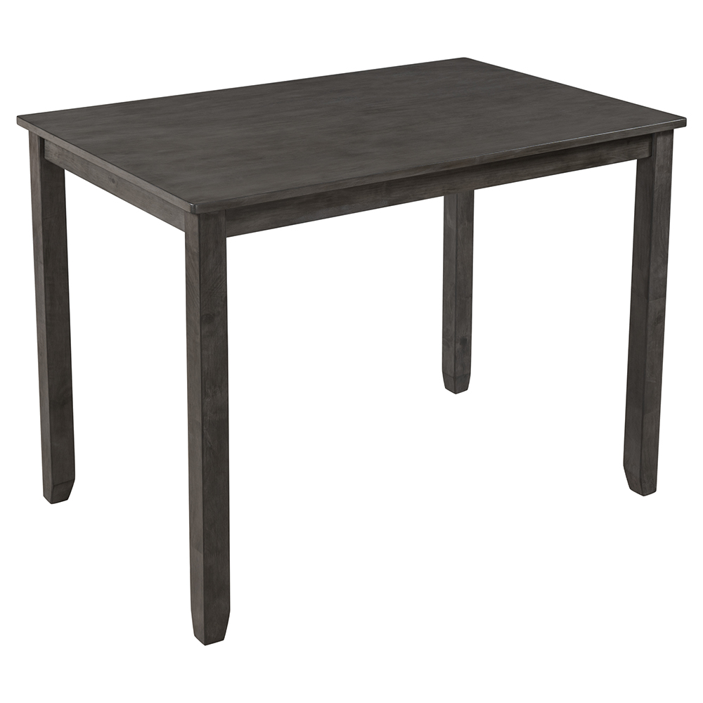 TREXM Wood Farmhouse Counter Height Dining Table, for Restaurant, Cafe, Tavern, Living Room - Gray