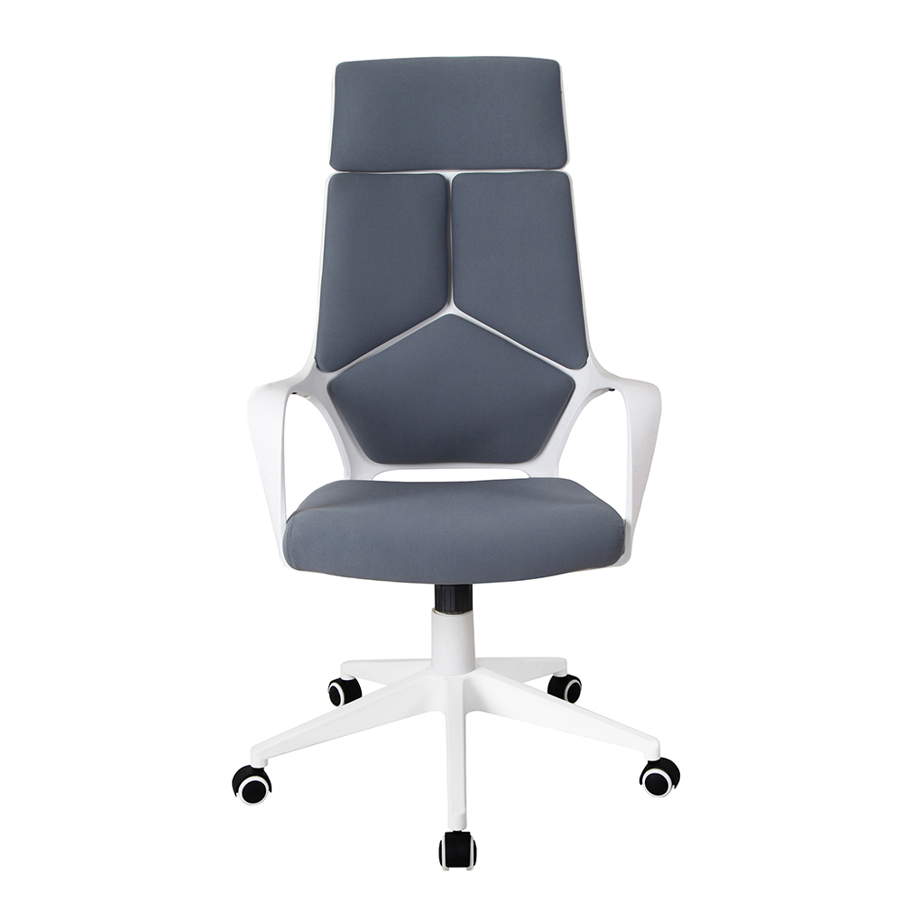 Techni Home Office Fabric Adjustable Rotatable Chair With Ergonomic High Backrest And Casters - Gray 7 Techni Home Office Fabric Adjustable Rotatable Chair with Ergonomic High Backrest and Casters - Gray