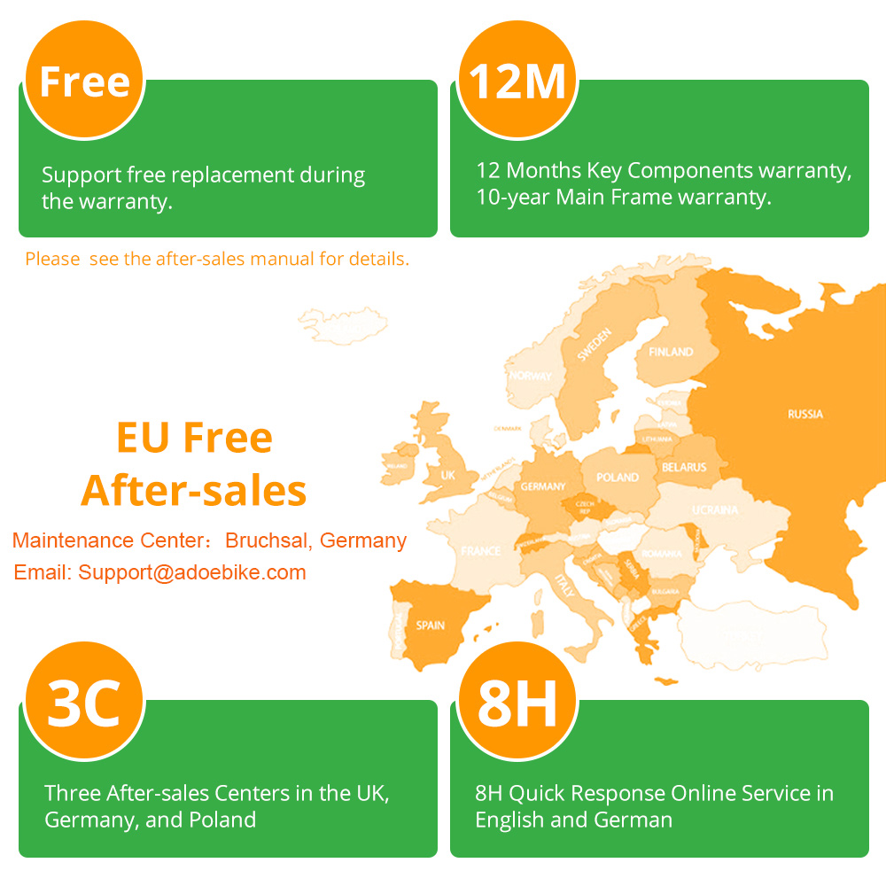 ADO A16 Electric Folding Bike 16 inch City Bicycle 350W Hall Brushless Motor SHIMANO 7-Speed Rear Derailleur 36V 7.8Ah Removable Battery 35km/h Max speed up to 35km Max Range IPX5 Double Shock-absorption Aluminum alloy Frame 16*1.95 Tires - Black