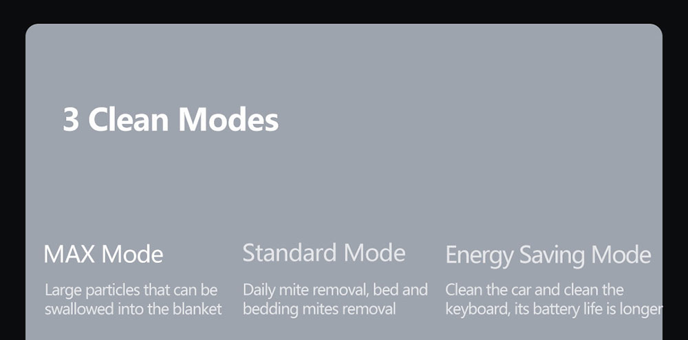 VIOMI A9 Cordless Handheld Vacuum Cleaner 120AW 23000Pa Strong Suction 400W Brushless DC Motor Removable Battery Removable Battery 60 Mins Runtime 4-Brush Heads LED Light EU Version - Black